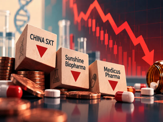 8 Penny Stocks in Focus: What's Behind the Plunge in China SXT, Sunshine Biopharma, and Medicus Pharma