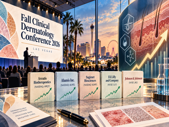 Fall Clinical Dermatology Conference 2026: Lilly, J&J, Arcutis, Alumis, Sagimet Stocks Jump on New Data